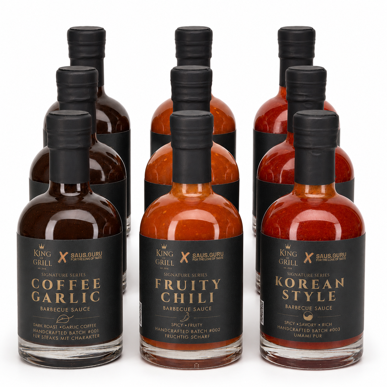 Signature Sauce Vorratspaket – 9er Bundle