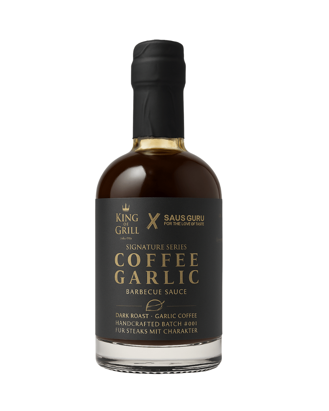 King of Grill Coffee Garlic – Dark Roast BBQ Sauce | Limited Edition #001