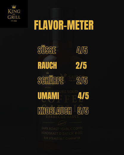 Coffee Garlic BBQ Sauce – Premium BBQ Genuss von Arne Schunck | King of Grill