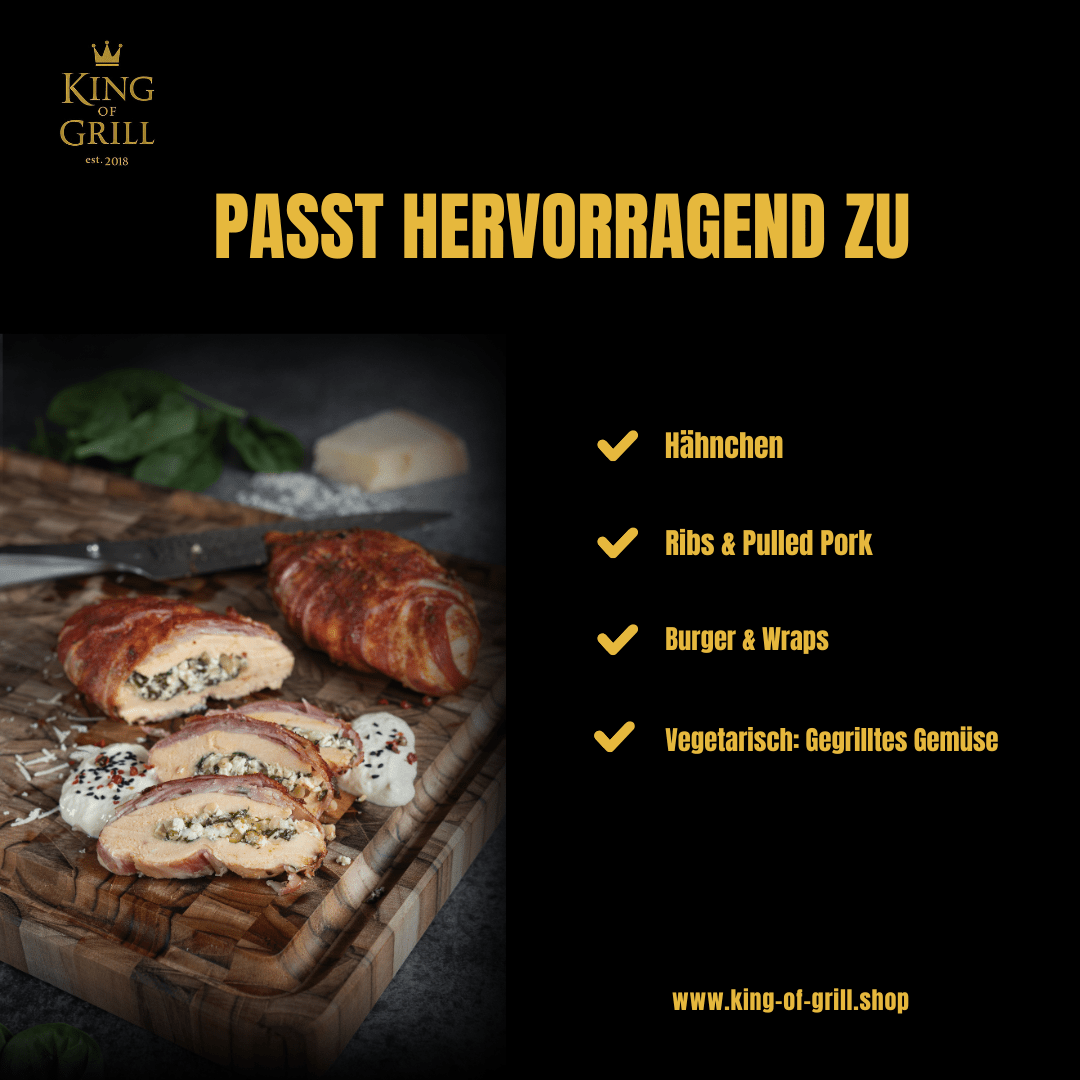 King of Grill – Fruity Chili Sauce + Rub | Handcrafted Sweet-Heat BBQ Set