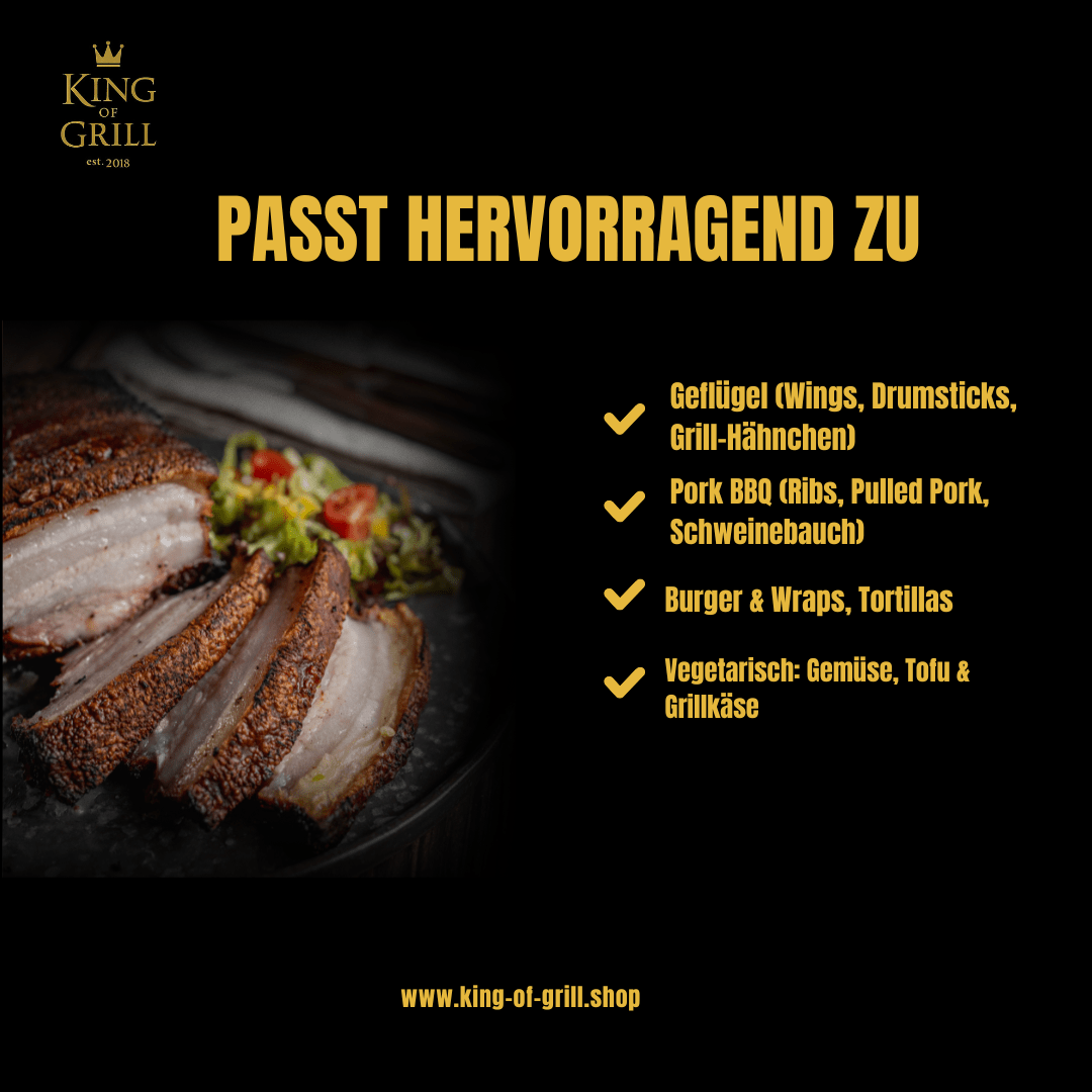 Fruity Chili BBQ Sauce – Perfekt für Chicken, Seafood & Veggie | King of Grill