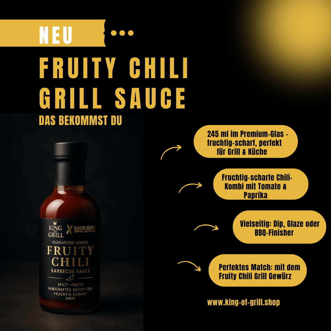 Fruity Chili BBQ Sauce – Sweet Heat Edition | Handcrafted & limitiert