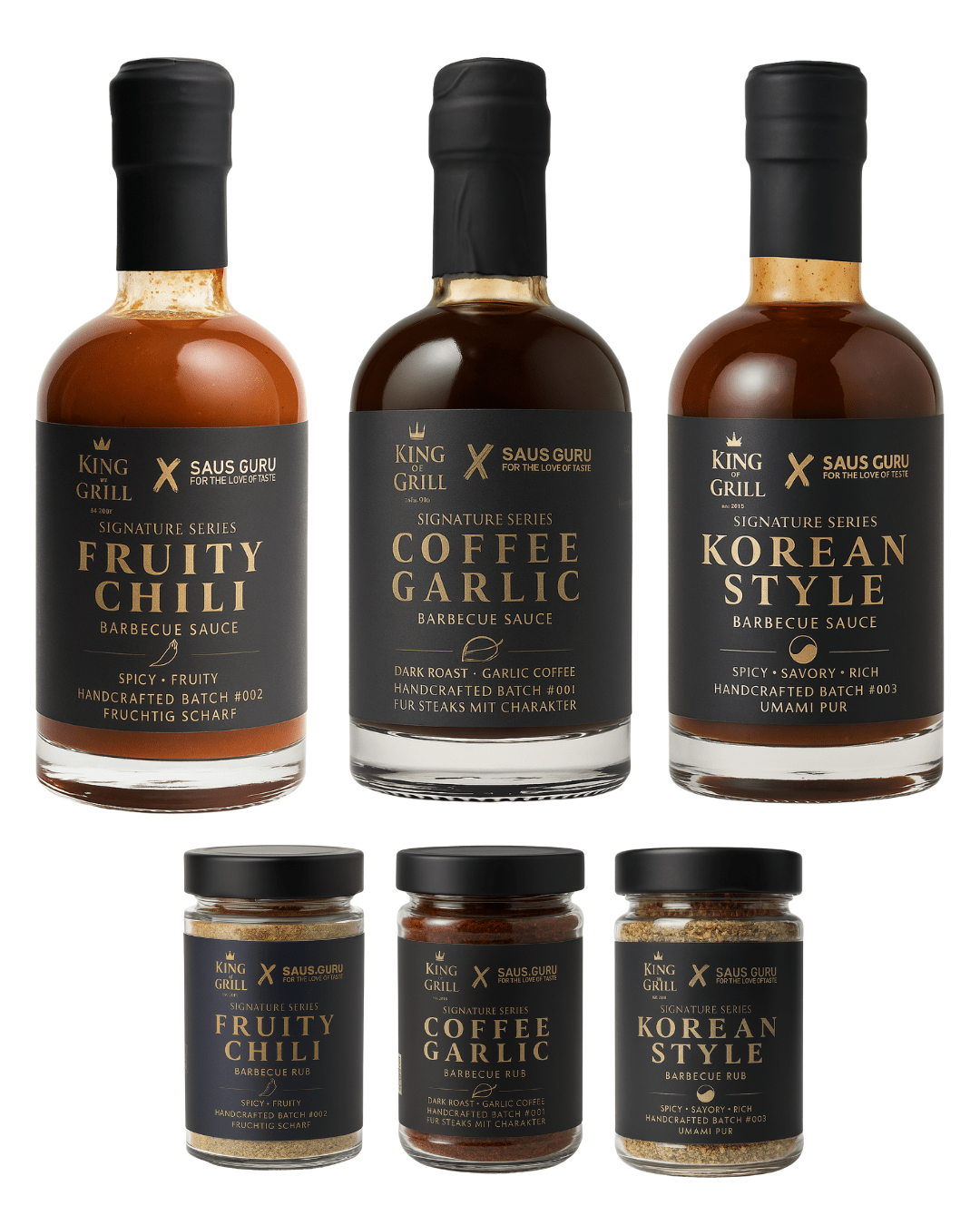 King of Grill Signature Series – All-In Bundle | BBQ Saucen & Grillgewürze