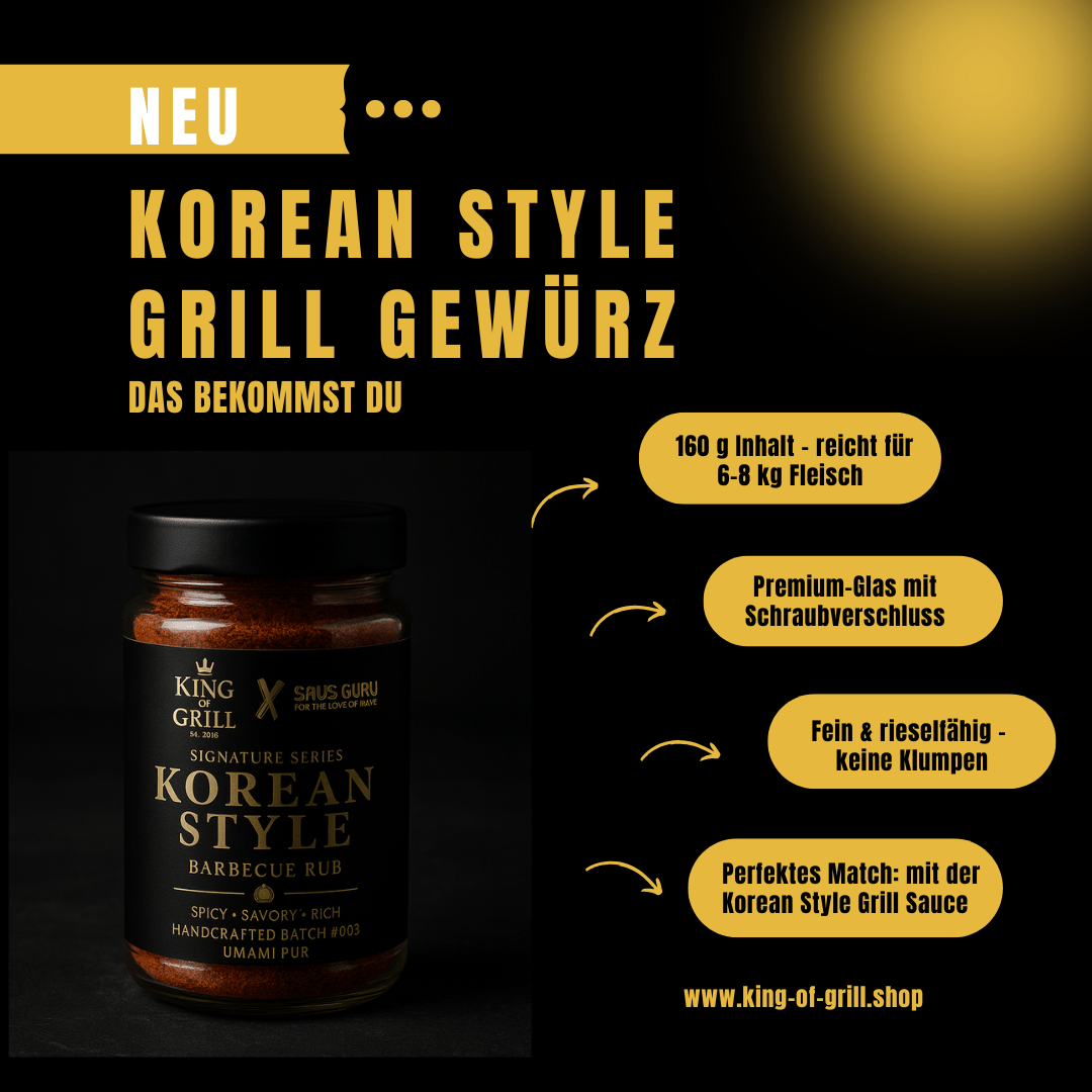 Korean Style BBQ Rub – Umami Pur | BBQ Saucen & Grillgewürze von Arne Schunck - King of Grill