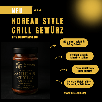 Korean Style BBQ Rub – Umami Pur | BBQ Saucen & Grillgewürze von Arne Schunck - King of Grill