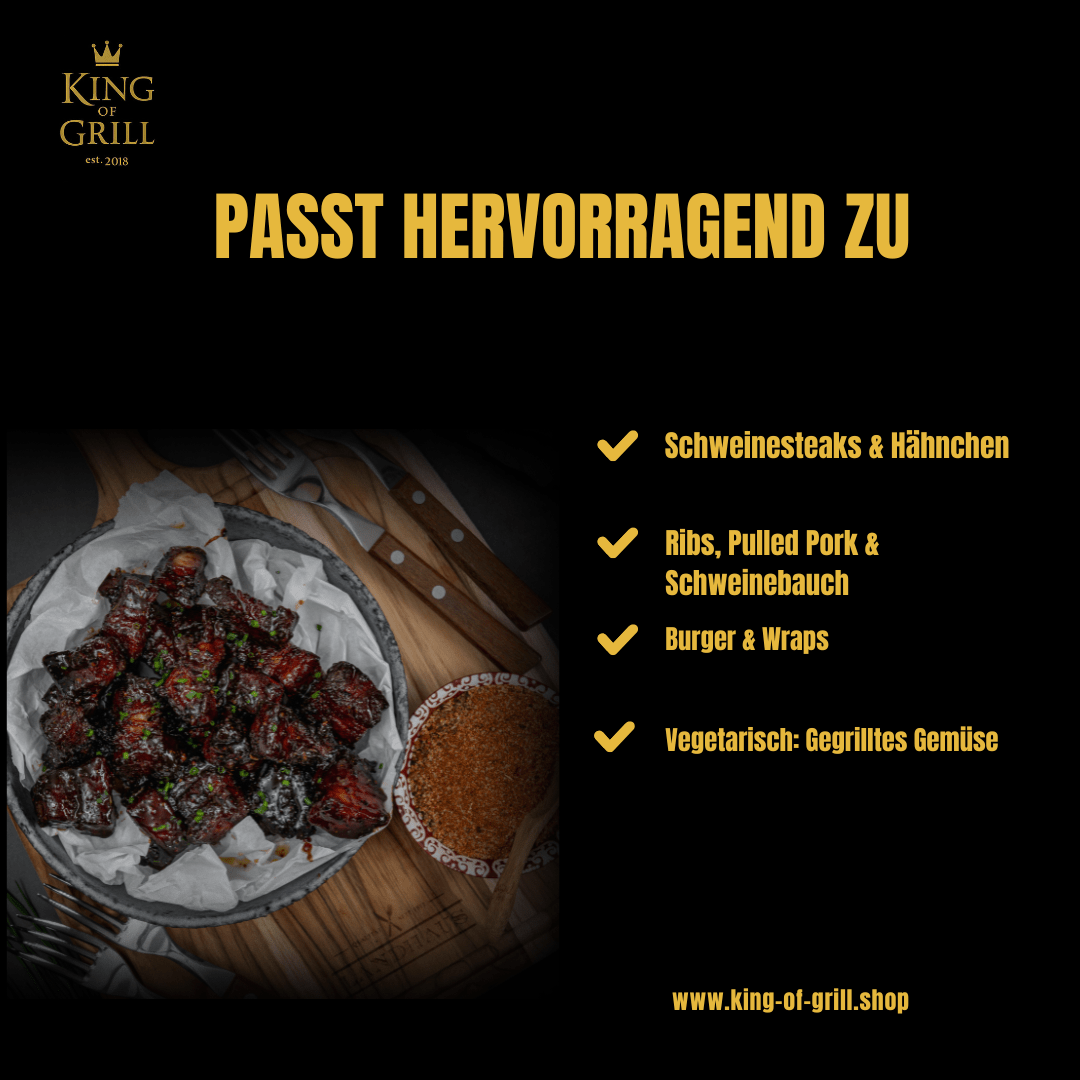 Korean Style BBQ Sauce & Rub – Citrus Fusion mit Umami Power | King of Grill