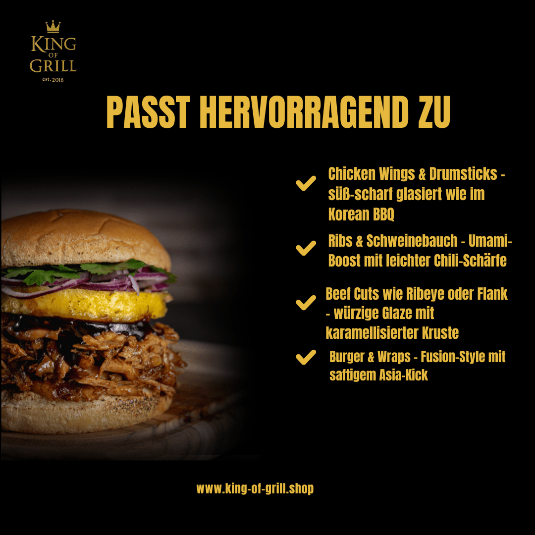 Korean Style Grill Sauce – Savory BBQ Umami Edition 003 | BBQ Saucen & Grillgewürze von Arne Schunck - King of Grill