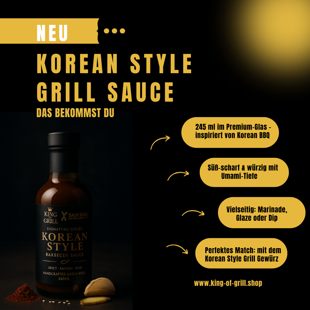 Korean Style Grill Sauce – Savory BBQ Umami Edition 003 | BBQ Saucen & Grillgewürze von Arne Schunck - King of Grill