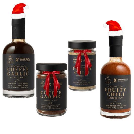 The Meat Lover’s Christmas Box | BBQ Saucen & Grillgewürze von Arne Schunck - King of Grill